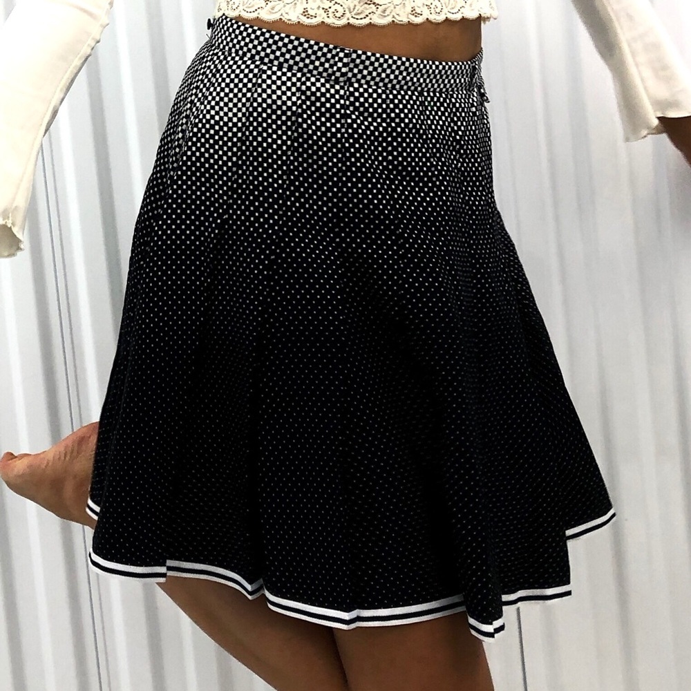 <<Fred Perry>> Checkerboard Print Skirt